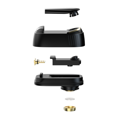 WOLKENKRAFT LIVE Full Mouthpiece Set inkl. Mundstücksockel, Keramik-Mundstück, Mundstücksockel-Verschlussring mit Sieb, COOLSCREEN® Filtermodul, COOLSCREEN® Filter