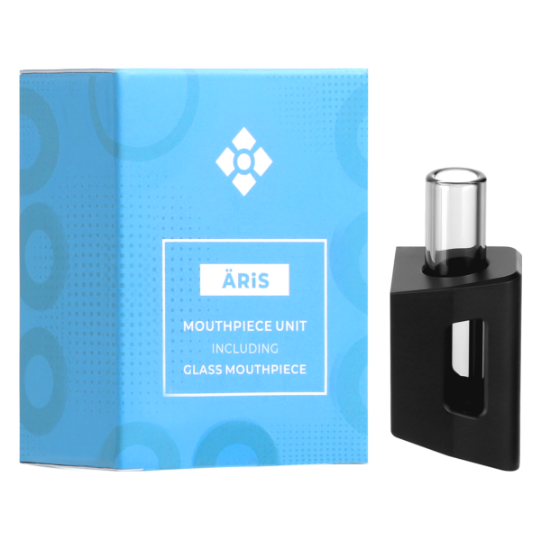 WOLKENKRAFT ÄRiS (ULTRA) Mundstück-Komplett-Set inkl. Mundstückbasis, Glasmundstück, Dichtungsring und Sieb