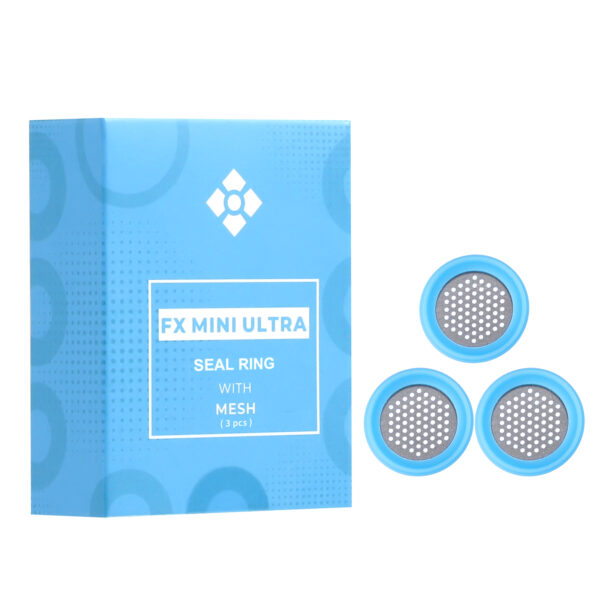 WOLKENKRAFT FX MINI ULTRA Dichtungsring mit Sieb | 3 Stück
